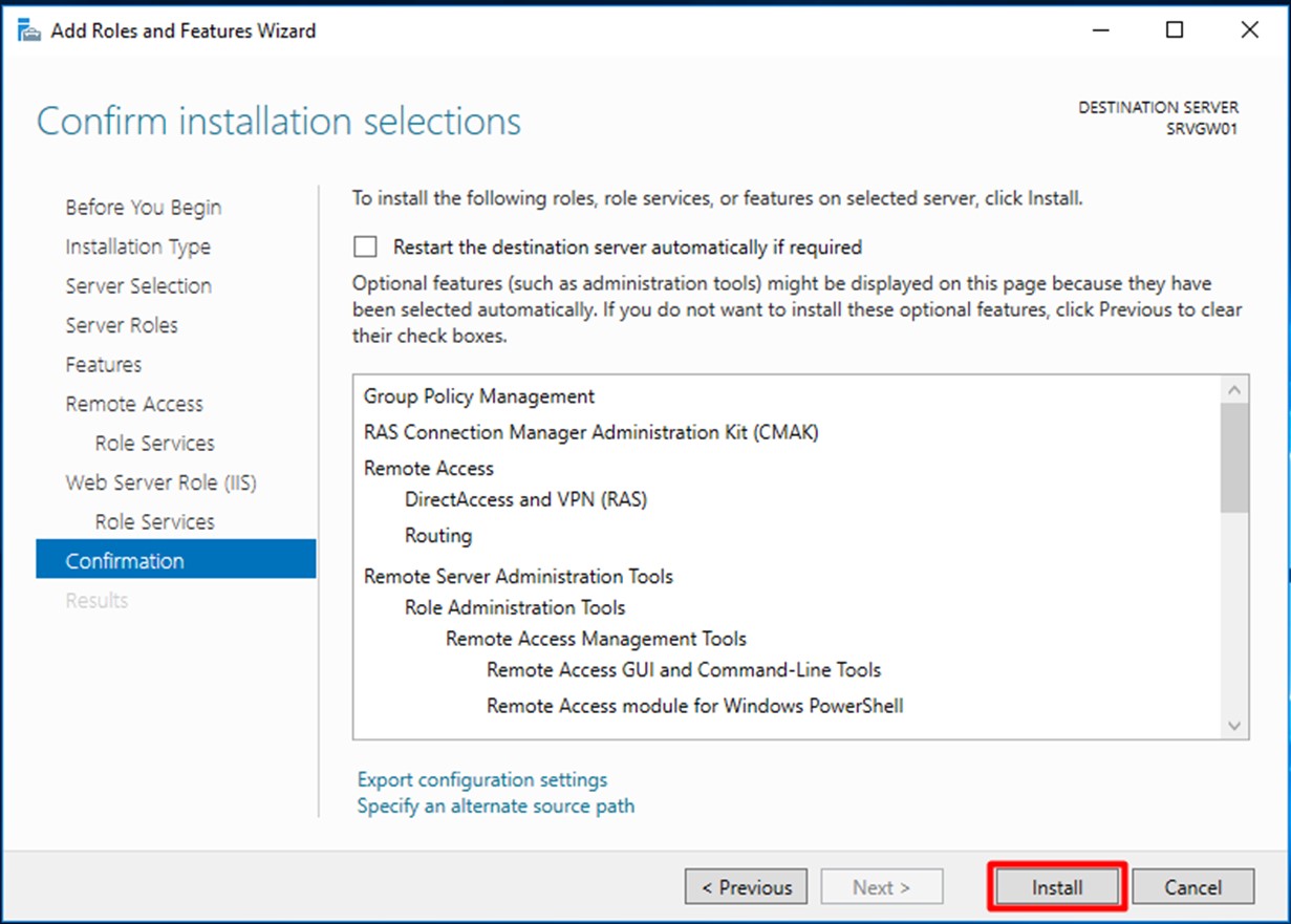 NAT trong Windows Server 2016